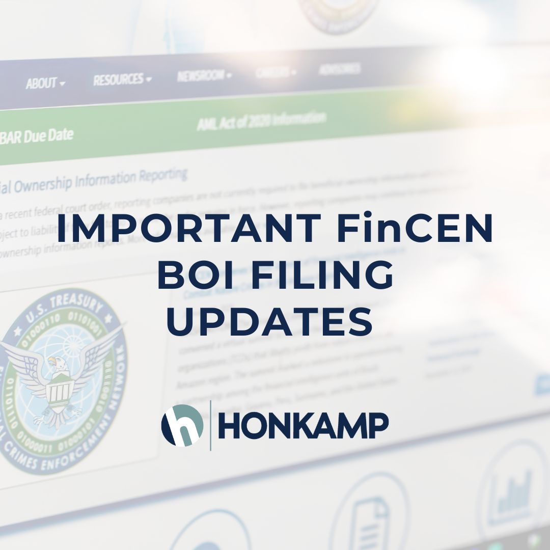 Important FinCEN BOI Filing Updates